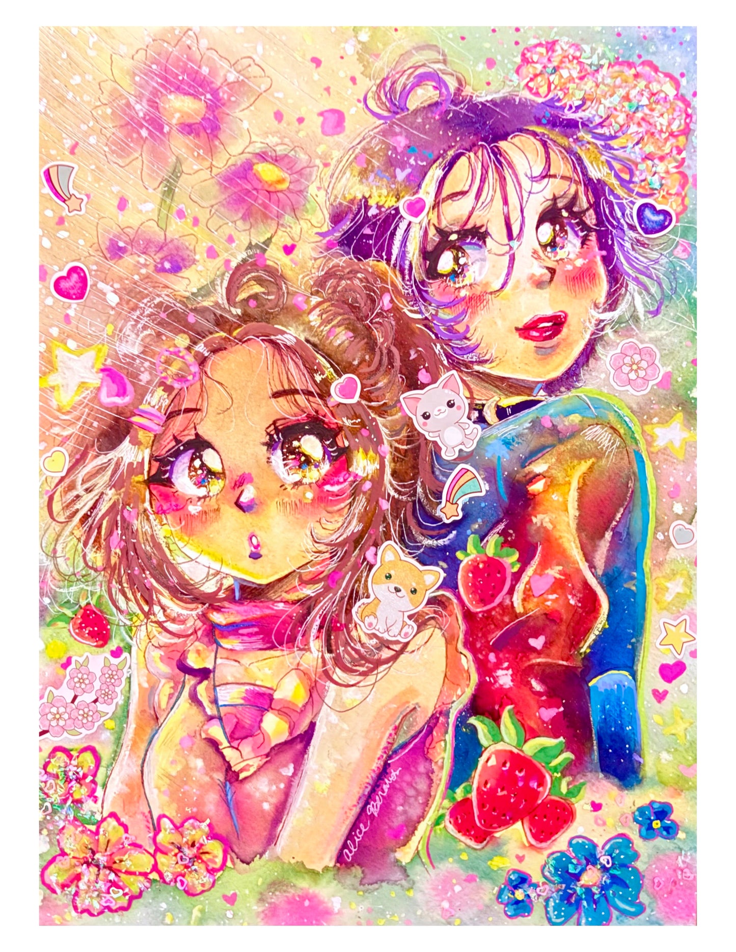 Nana & Hachi Print