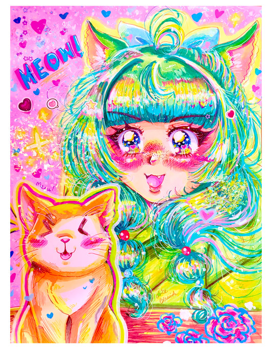 Kitty MaoMao Print